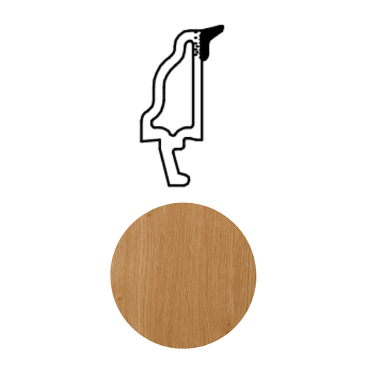 Kommerling O70 Ovolo UPVC Window Glazing Bead - ART070.2A