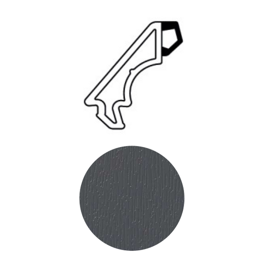 Liniar Flat UPVC Window Glazing Bead - LCW041