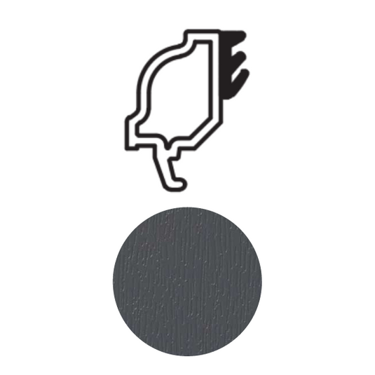 Veka Halo Ovolo UPVC Window Glazing Bead - P10431