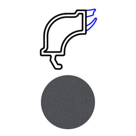 Veka M70 Ovolo UPVC Window Glazing Bead - P107153