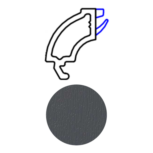 Veka FS70 Ovolo UPVC Window Glazing Bead - P107155