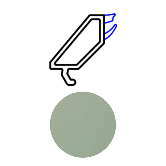 Veka M70 Flat UPVC Window Glazing Bead - P107154