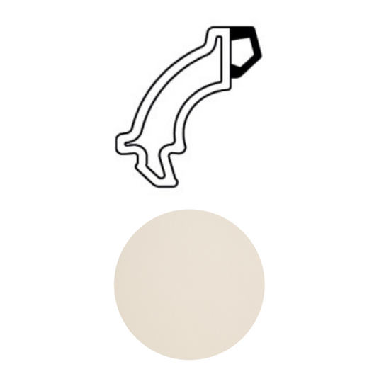 Liniar Ovolo UPVC Window Glazing Bead - LSW041