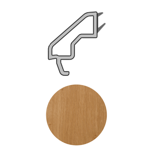 Deceuninck 2500 Traditional Flat UPVC Window Glazing Bead - 2540