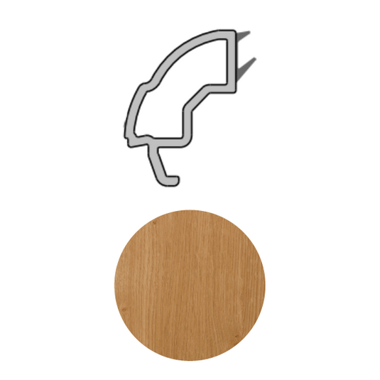 Deceuninck 2800 Heritage Ovolo UPVC Window Glazing Bead - 2840