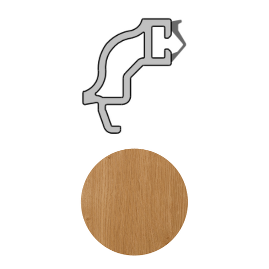 Deceuninck 2500 Traditional Ovolo UPVC Window Glazing Bead - 3027