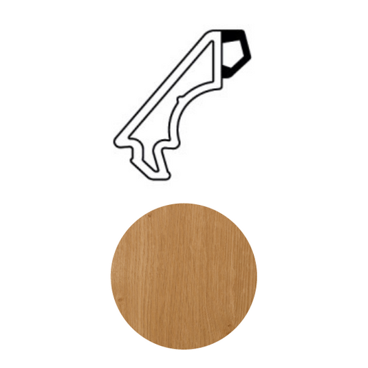 Liniar Flat UPVC Window Glazing Bead - LCW041