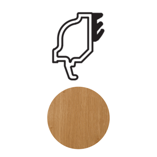 Veka Halo Ovolo UPVC Window Glazing Bead - P10431