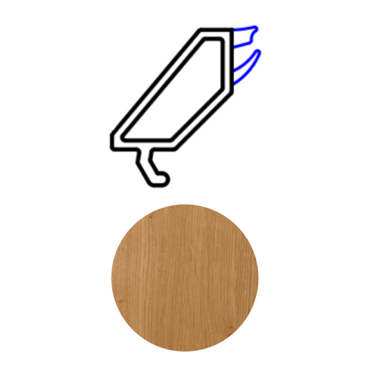Veka M70 Flat UPVC Window Glazing Bead - P107154